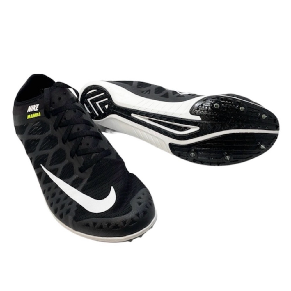 Nike Zoom Mamba 3 Track & Field Cleats Black/White Volt Men’s 12.5